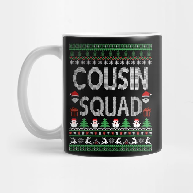 cousin squad - ugly christmas cousin squad by Bagshaw Gravity